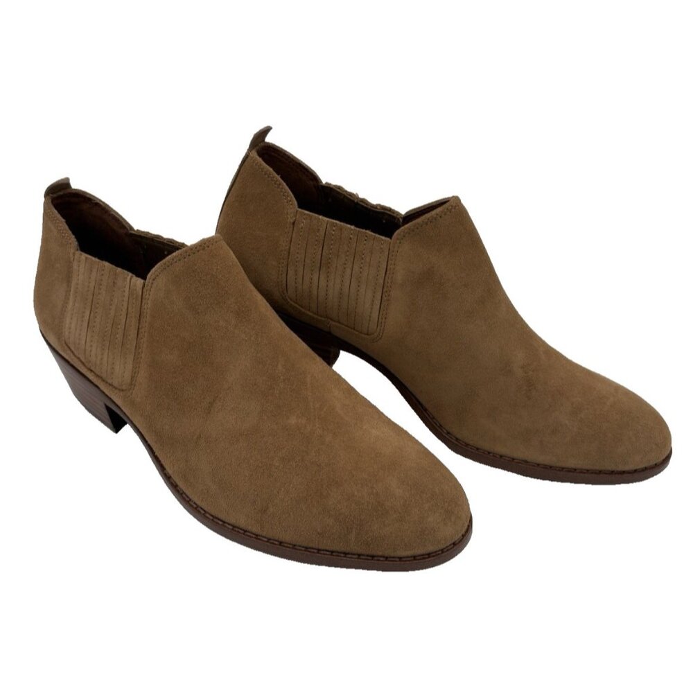 Coach Women's DEVIN BOOTIE Size 10 Leather Beige G 3325 MSRP $195.00 NEW - Picture 1 of 12